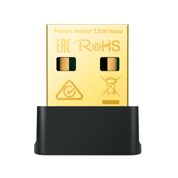 Adaptador TP Link USB Inalambrico AC600 Archer T2UB Nano