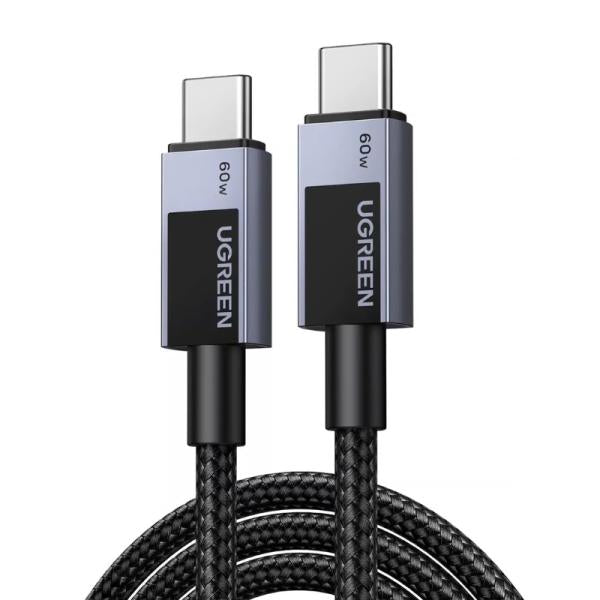 Cable Ugreen L524 USB-C a USB-C PD 3A 2M Gris