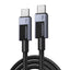 Cable Ugreen L524 USB-C a USB-C PD 3A 2M Gris
