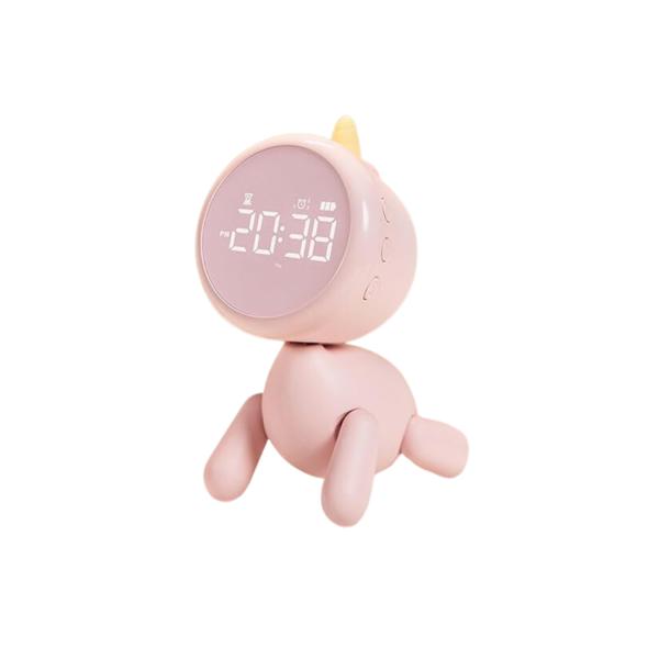 Reloj Despertador Digital Unicornio - Rosado
