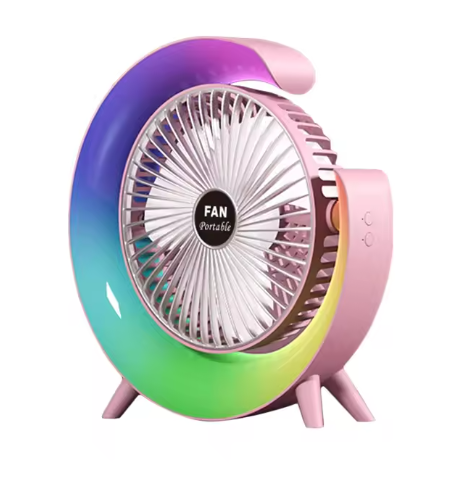 Ventilador RGB - Rosado