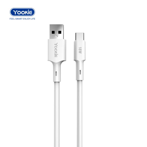 Cable USB Tipo C CB22 Yookie - Blanco