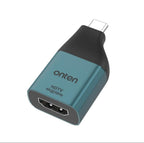 Convertidor USB Tipo C Macho a HDMI Tipo a Hembra OTN-UC102H Onten - Negro