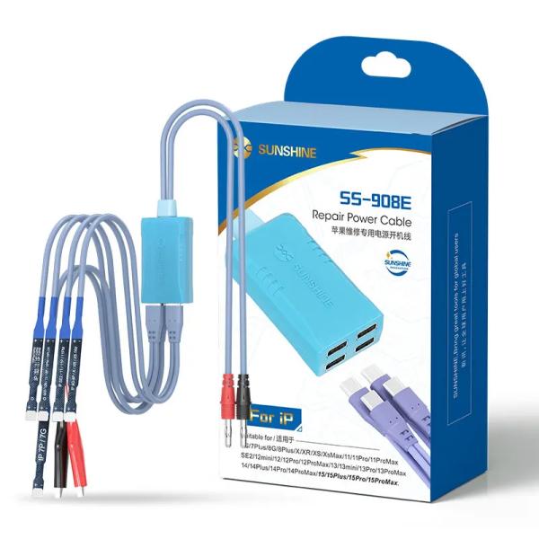 Cable para Fuente de Poder para Reparacion y Enecendido Iphone SS-908E Sunshine