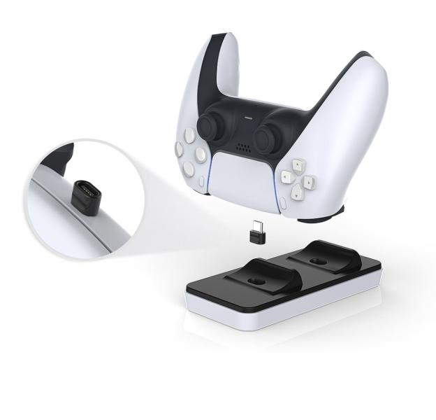 Cargador para Control Play Station 5 TP5-0505 Dobe - Blanco
