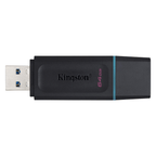 Kingston memoria exodia negra con turquesa 64GB usb 3.2 DTX/64GB
