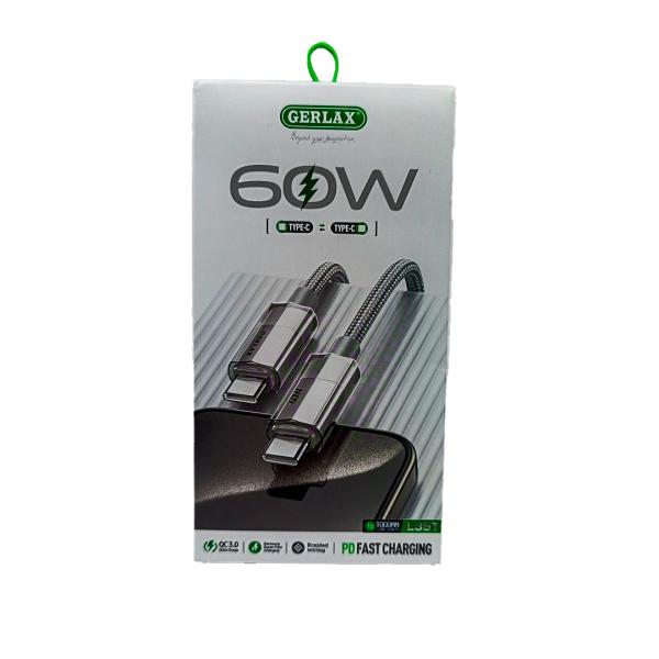 Cable USB Tipo C-c L35T Gerlax - 1M Gris