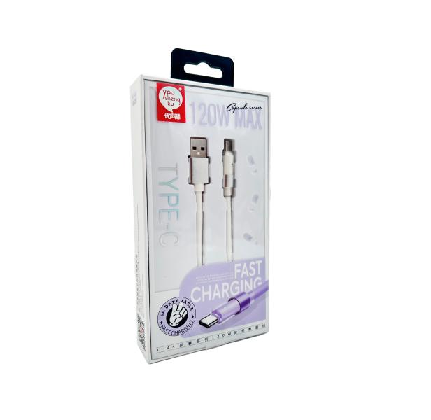 Cable USB Tipo C K-44 Youshengku - Blanco