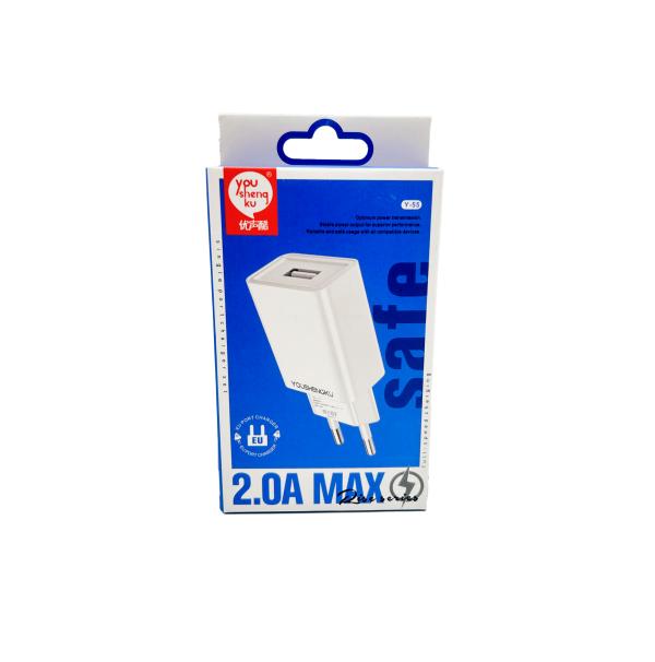 Cargador Casa Y-55 Youshengku - Blanco Us