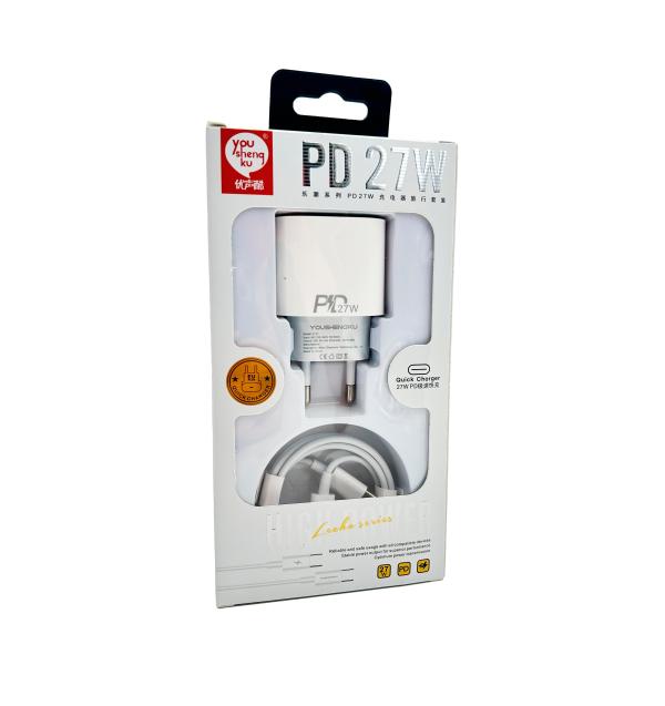 Cargador Casa Y-31 Youshengku - Blanco Tipo C Us