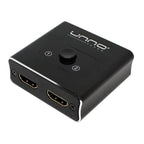 Switch Unno Tekno HDMI bidireccional HB1201BK