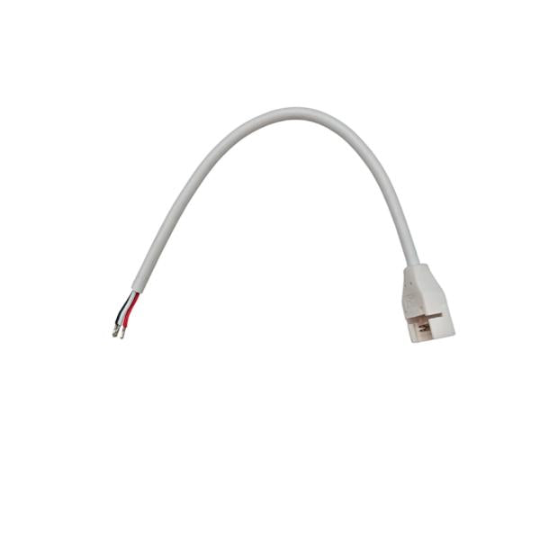 Cable Conector para Tira LED Smd - 3 Pin 8MM Blanco