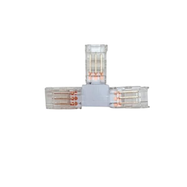 Wangli conector tira LED t 3 pines 8 mm rgbw Imagen secundaria del producto
