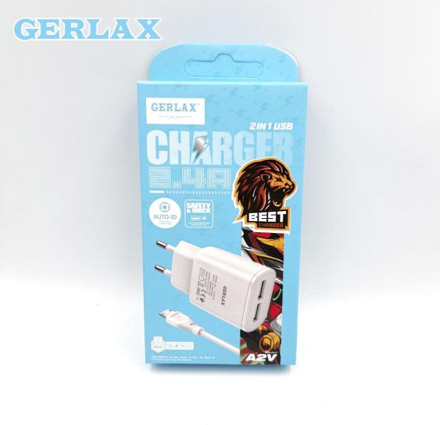 Cargador Casa A2MV Gerlax - Blanco Micro B