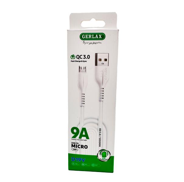 Cable Gerlax micro b D19V carga 9A Imagen secundaria del producto