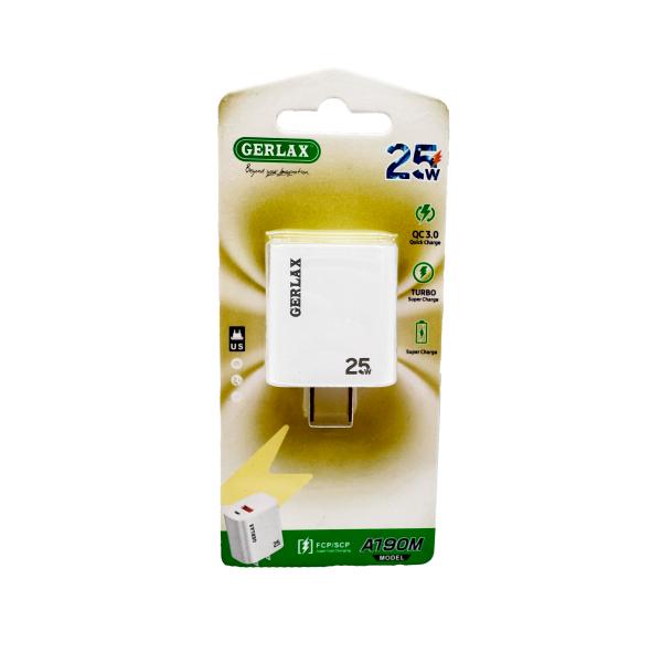 Cargador Cubo Casa A190M Gerlax - Blanco