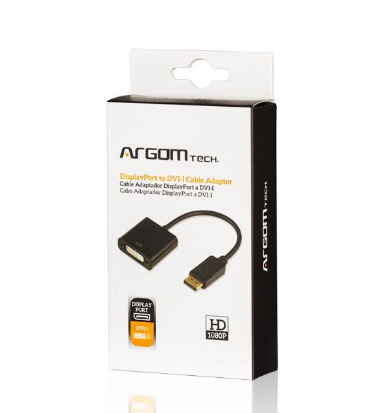 Adaptador Argom Display Port a DVI 15cm ARG-CB-1322 Imagen principal del producto