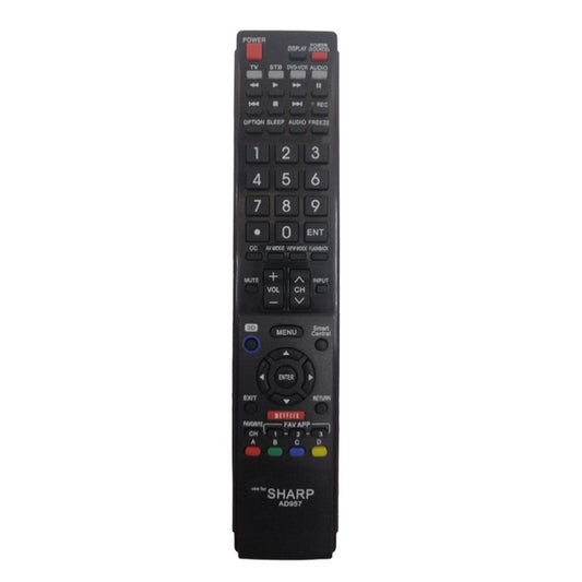 CONTROL MULTIPLATAFORMA PANTALLA DVD TV VCR AUDIO SMART SHARP AD957 AQUOS B.AAA