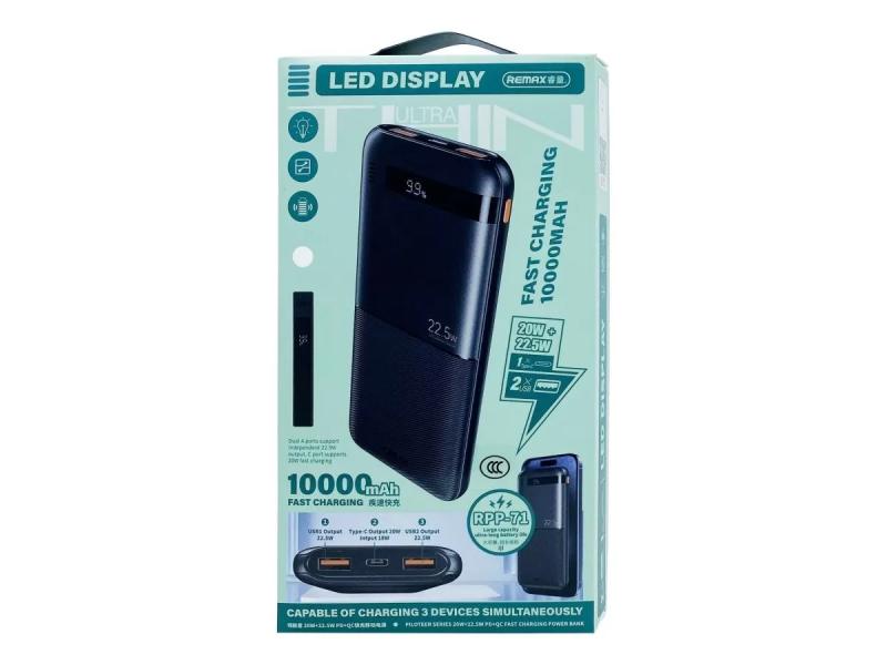 Bateria de Emergencia Serie Navigator RPP-71 10.000 Mah Remax - Blanca