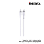 Cable USB Tipo C a Lightning RC-C150 Remax - Blanco C-l