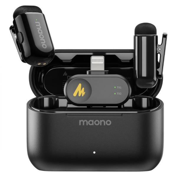 Micrófono Maono WM622 PB2 inalámbrico receptor lightning Imagen principal del producto