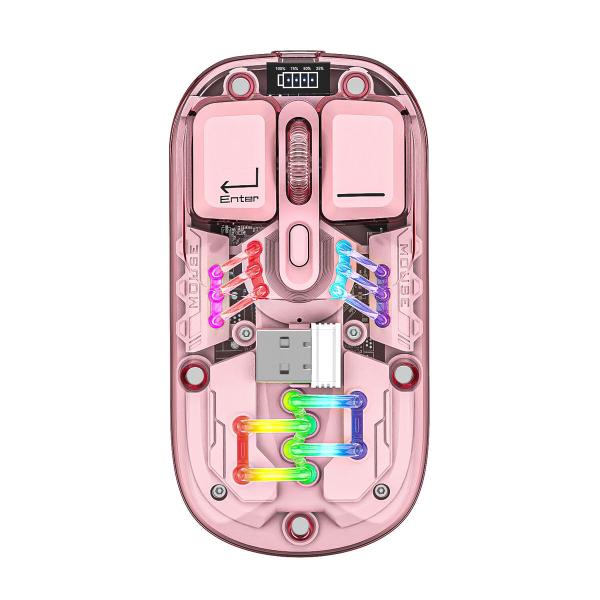 Mouse Inalambrico M118 - Rosado