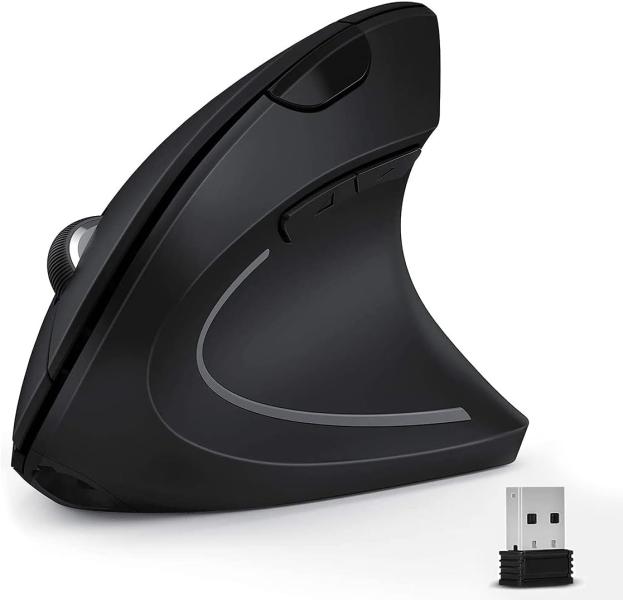 Mouse inalambrico ergonomico M886 bluetooth carga tipo c Imagen secundaria del producto