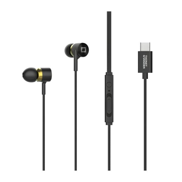 Audifono Thonet & Vander Klein Gen 2 Alámbrico USB-C Negro
