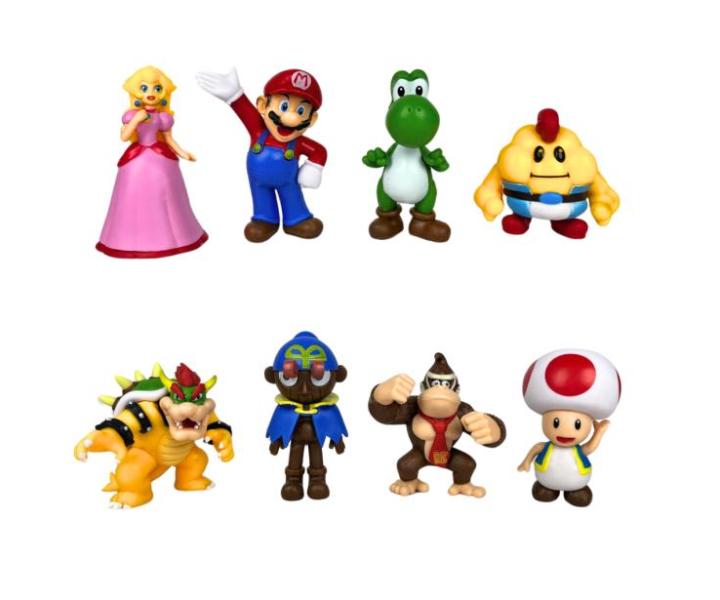 Set 8 Figuras Mario Bros PVC Imagen secundaria del producto