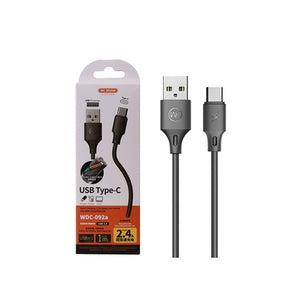 CABLE USB TIPO C WDC-092A 1M NEGRO
