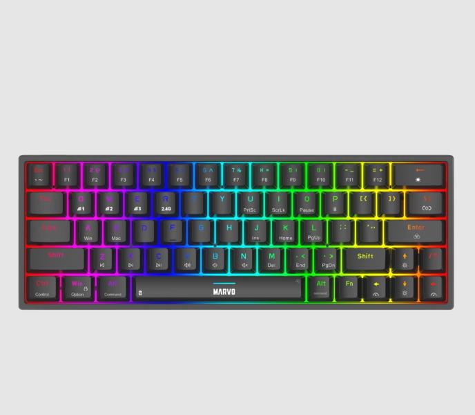 Teclado Linea Scorpion KG955W Marvo - Negro