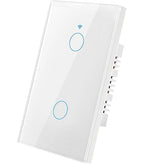 Interruptor Apagador Inteligente Tuya 2 Botones Blanco - 2 Botones Blanco