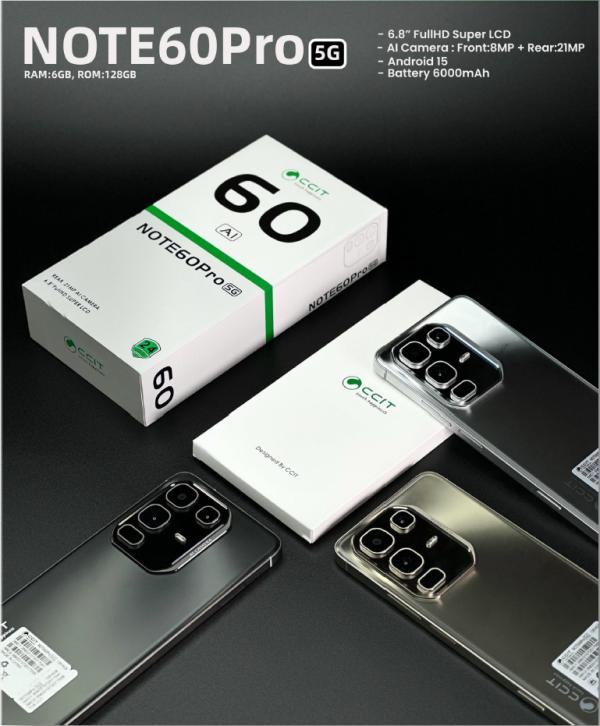 Telefono Celular Note 60 PRO Ccit - Negro