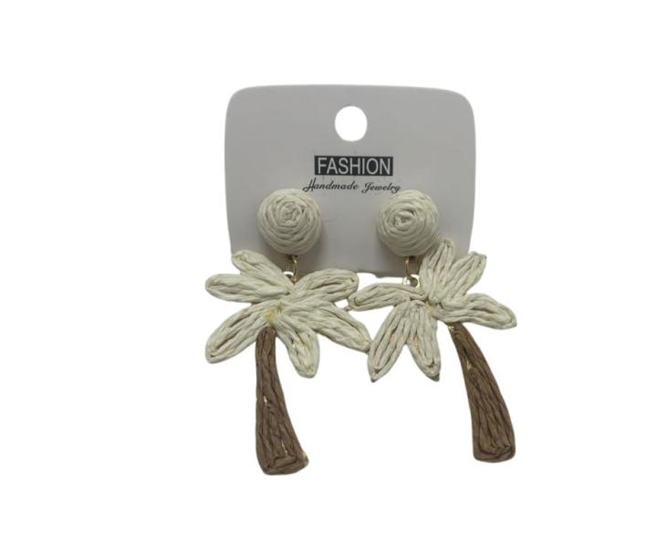 Aretes de Playa Diseño Palmera