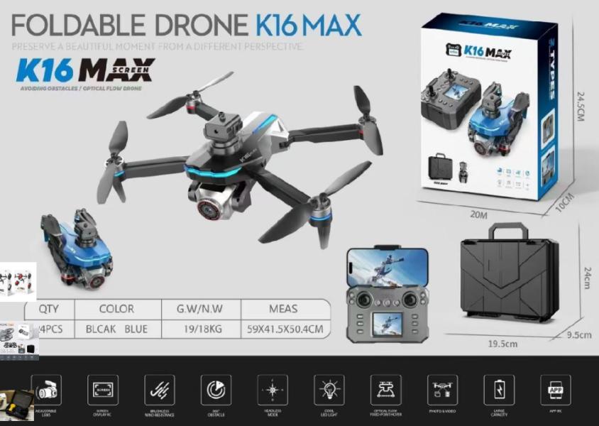 Drone K16 MAX - Negro