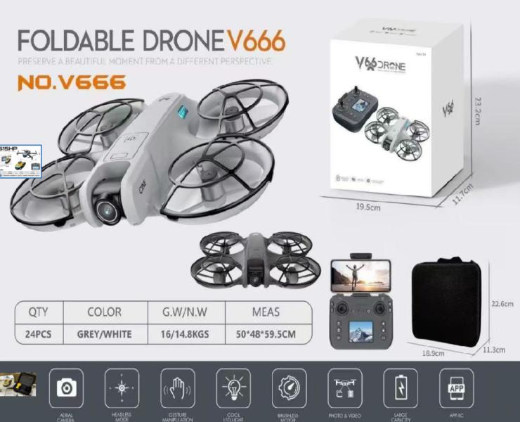 Drone V666 V666 articulo para el hogar Imagen secundaria del producto