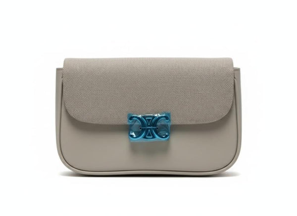 Bolso Celine Modelo 607 Rosado - Gris