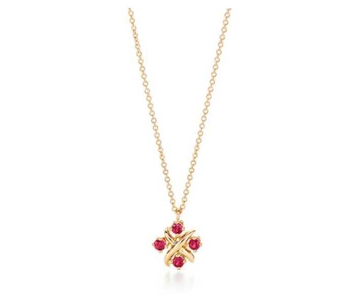Collar Tiffanny & Co Diseño Perlas - Dorado/rosado