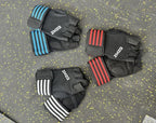 Guantes para Gimnasio Zmzq Negro Rayas - L
