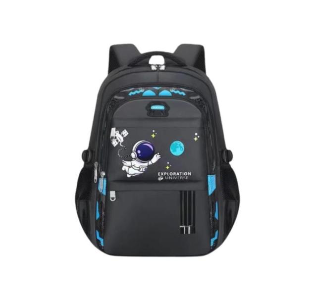 Bolso Escolar con Diseño Modelo 3366 Negro