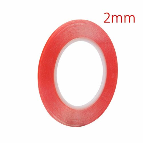 Cinta Adhesiva Doble Cara Sunshine - 3M 2MM Roja