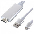 Cable Mhl HDMI USB Iphone 6G 6GS 7G 7GS 180MM Caja OT-7522C