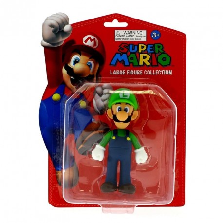 Muñeco Super Mario Bros 18 CM Blister - Luigui Azul Imagen secundaria del producto