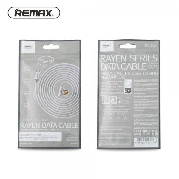 Cable USB Lightning RC-075I Rayen Remax - Blanco
