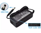 Cargador Laptop HP 19V 3.33a - 4.8*1.7