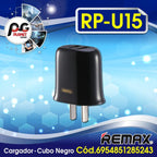 Cargador Cubo Casa RP-U15 Tanfox Remax - Negro