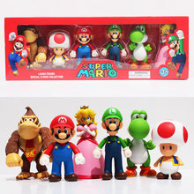 Set 6 Figuras Super Mario Bros 12cm 6 Unidades Imagen secundaria del producto