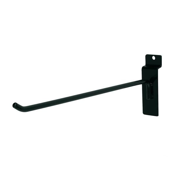 Gancho para Lamina Ranurada 6MM Grueso 100MM de Largo FG-0260-01 - Negro