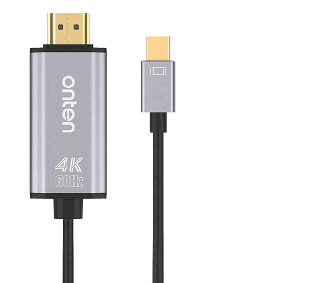 Cable Mini Display Port a HDMI OTN-5130B Onten - 1,8m Gris