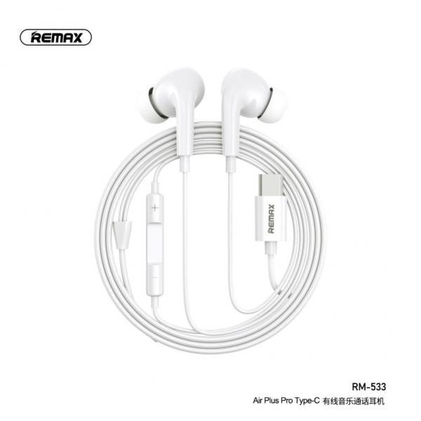 Audifonos Manos Libres RM-533 Remax - Blanco